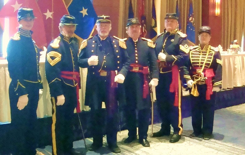 Color Guard for the National Guard Association of Illinois Annual Conference